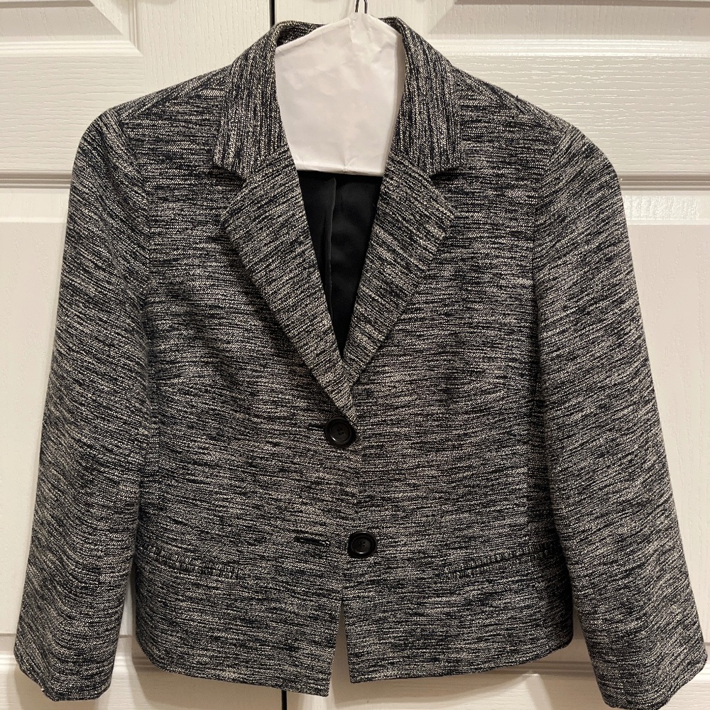 Talbot navy and tan jacket size 8 petite